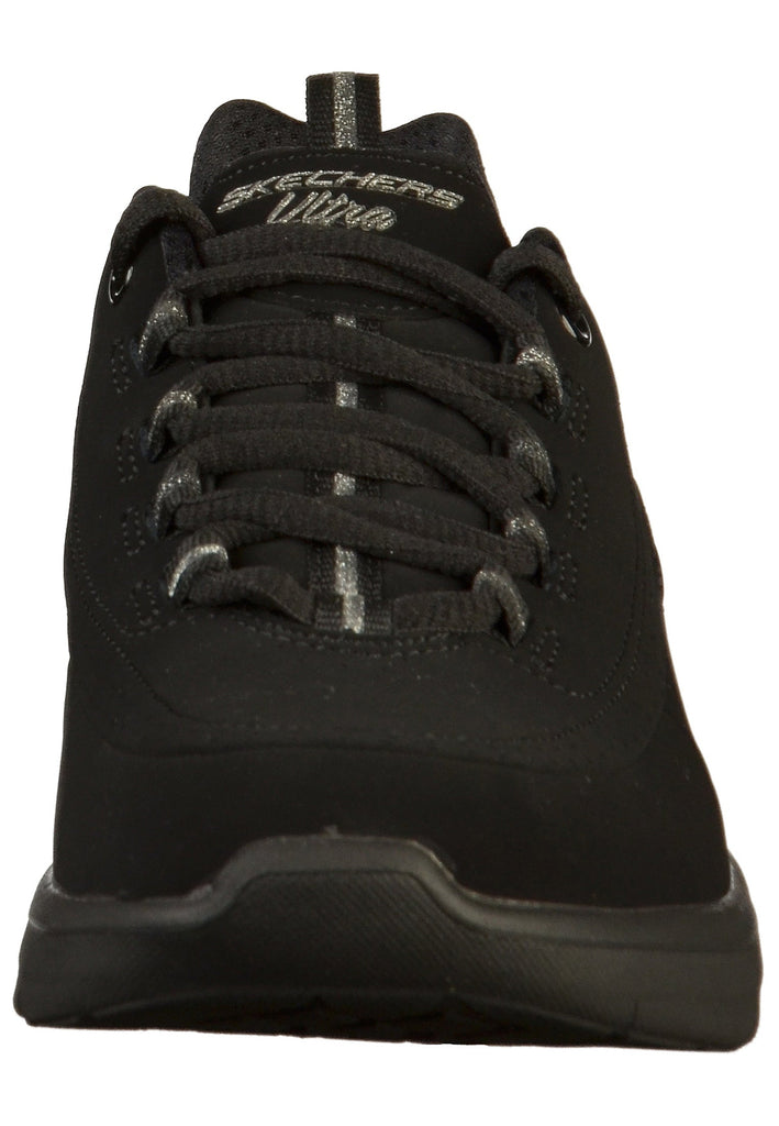 Skechers Sneaker Leder Schwarz
