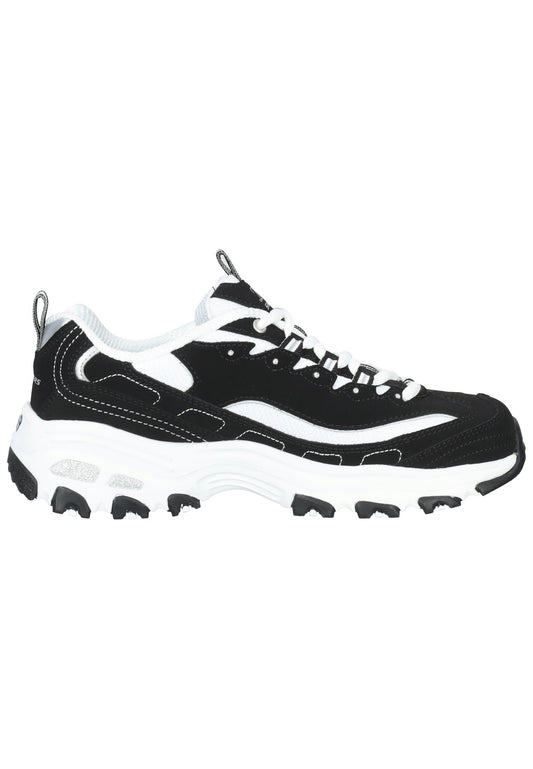 Skechers Sneaker Leder Schwarz/Weiß