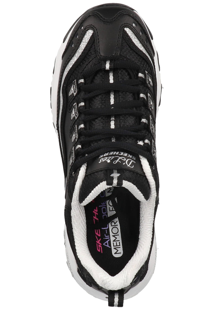 Skechers Sneaker Leder/Synthetik Schwarz