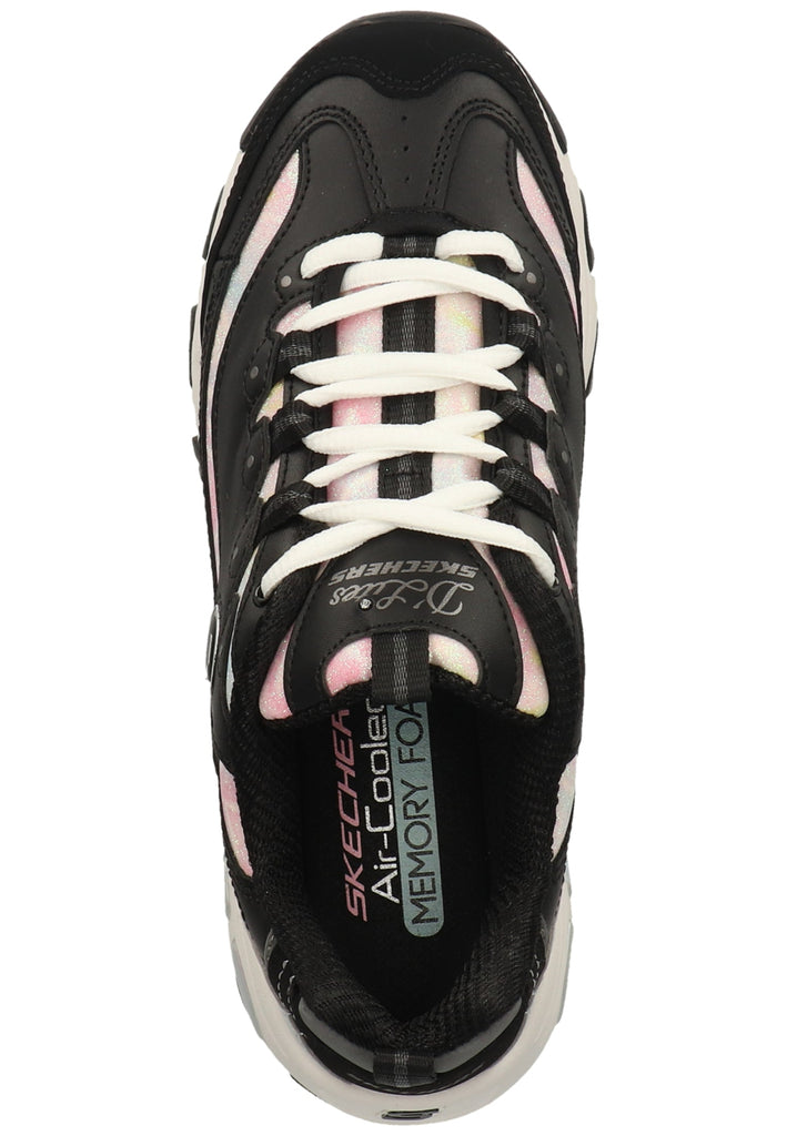 Skechers Sneaker Leder/Synthetik Schwarz