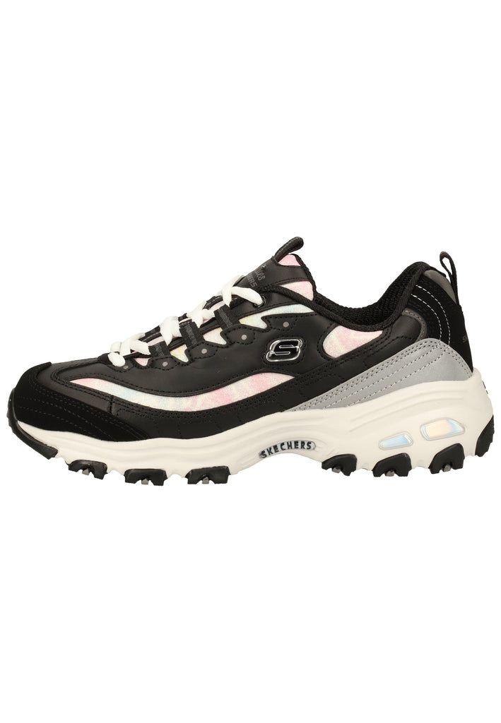 Skechers Sneaker Leder/Synthetik Schwarz