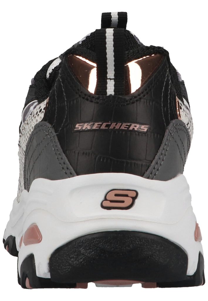 Skechers Sneaker Leder/Synthetik Schwarz/Weiß