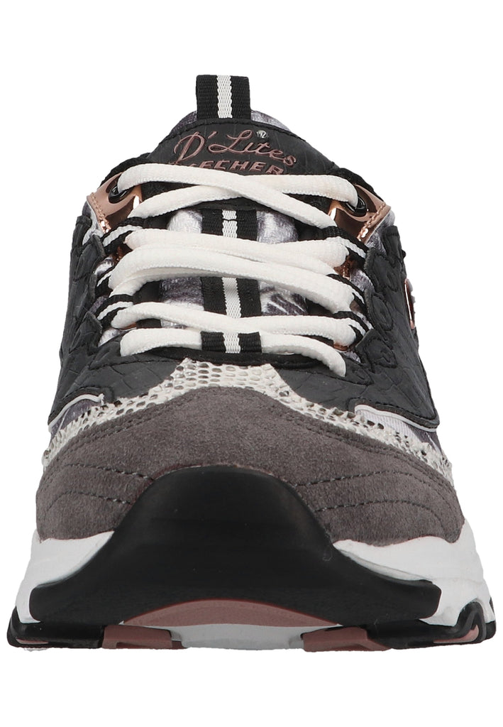 Skechers Sneaker Leder/Synthetik Schwarz/Weiß