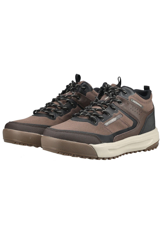 Skechers Sneaker Leder/Textil Braun