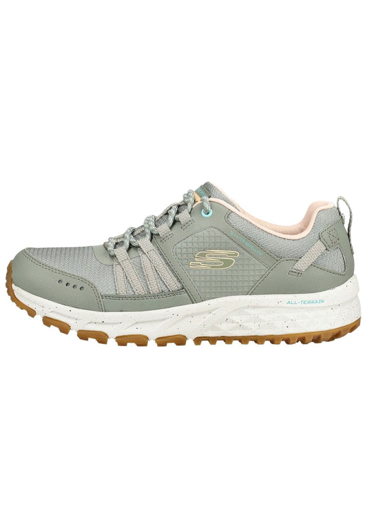 Skechers Sneaker Leder/Textil Oliv