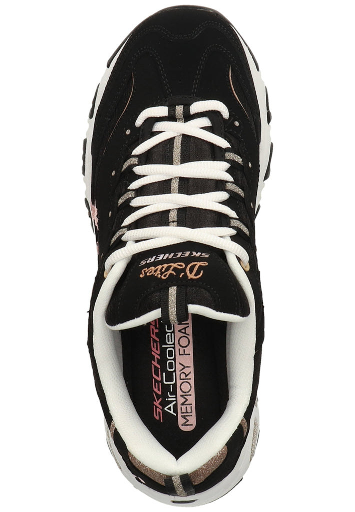 Skechers Sneaker Leder/Textil Schwarz