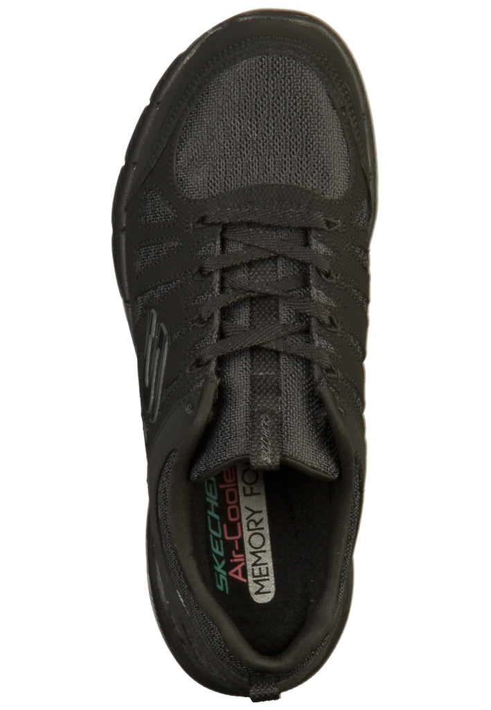 Skechers Sneaker Leder/Textil Schwarz