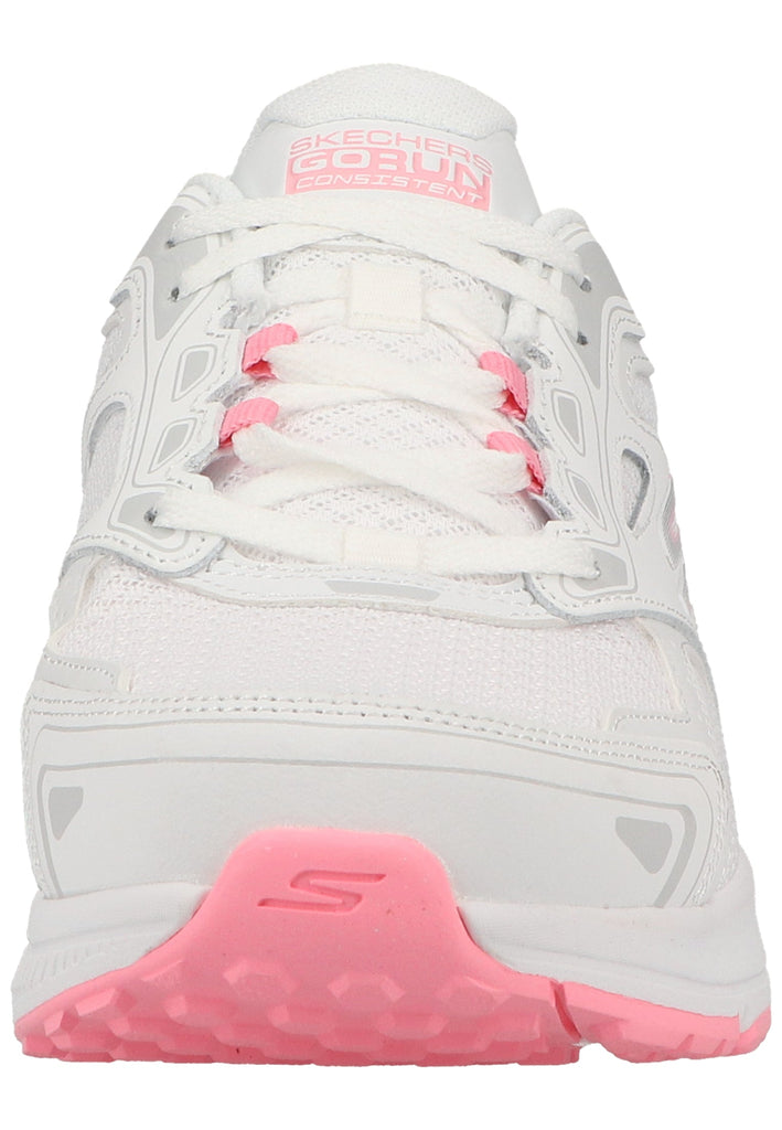 Skechers Sneaker Leder/Textil Weiß/Rosa