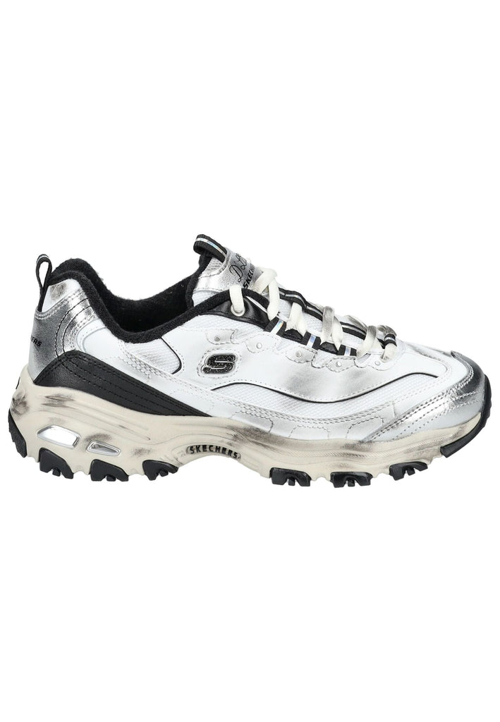 Skechers Sneaker Leder Weiß Kombi