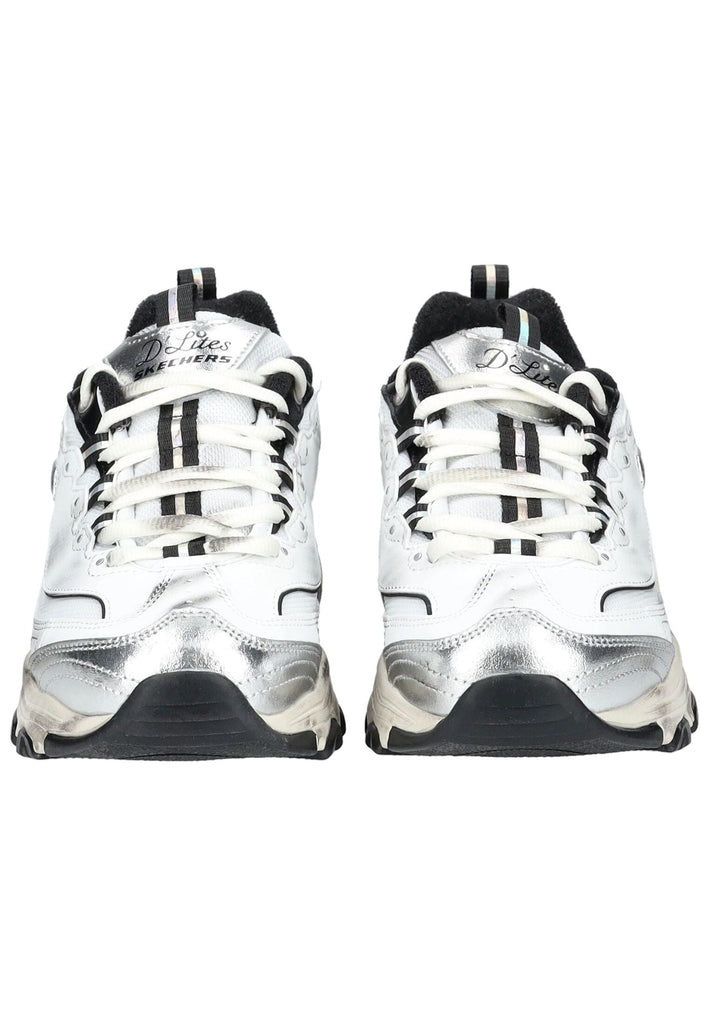 Skechers Sneaker Leder Weiß Kombi