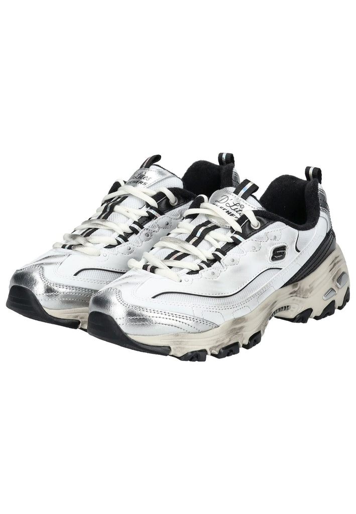 Skechers Sneaker Leder Weiß Kombi