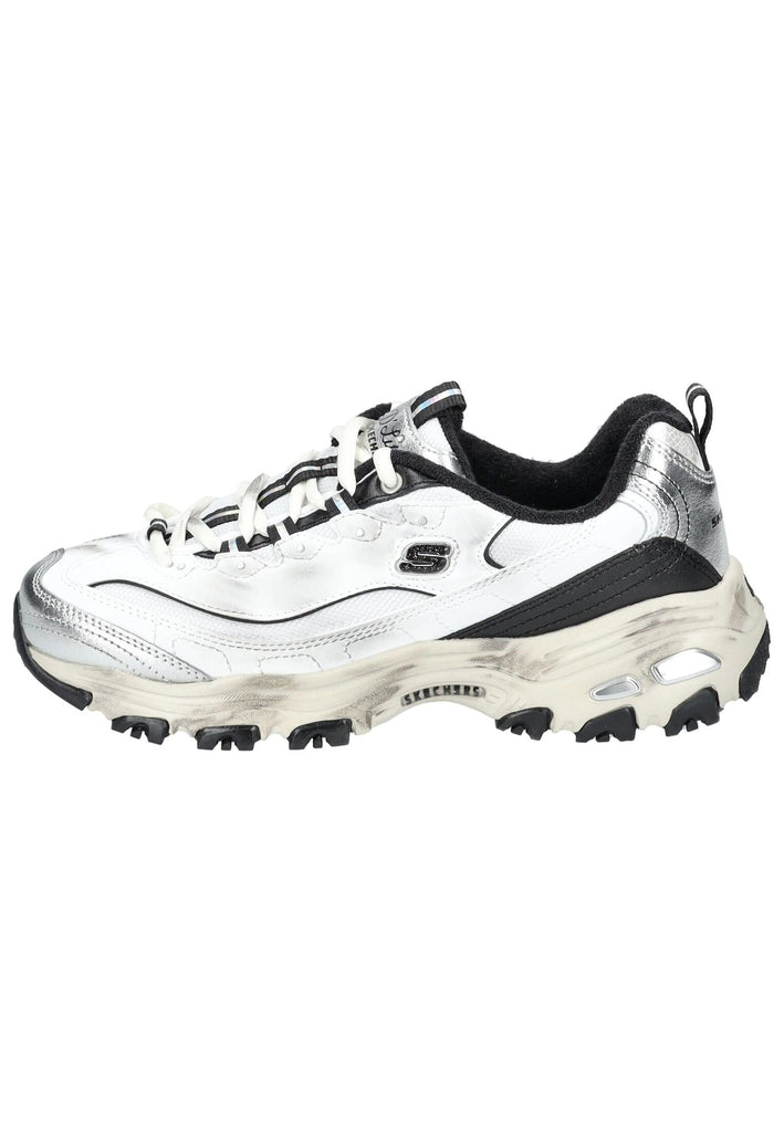 Skechers Sneaker Leder Weiß Kombi