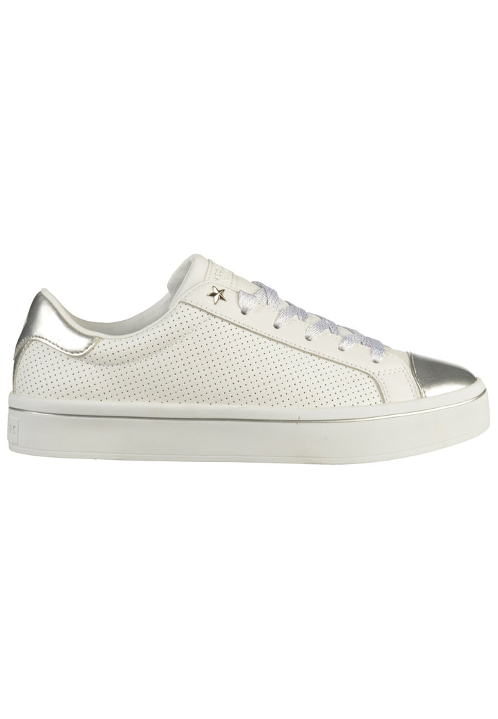 Skechers Sneaker Leder Weiß/Silber