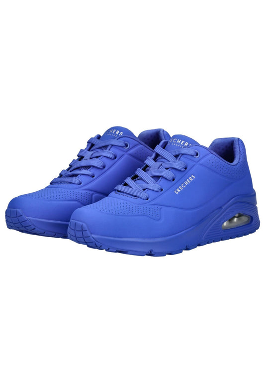 Skechers Sneaker Lederimitat Blau