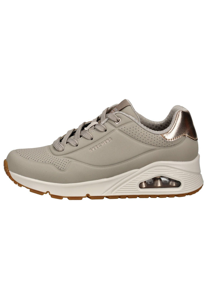 Skechers Sneaker Lederimitat Grau