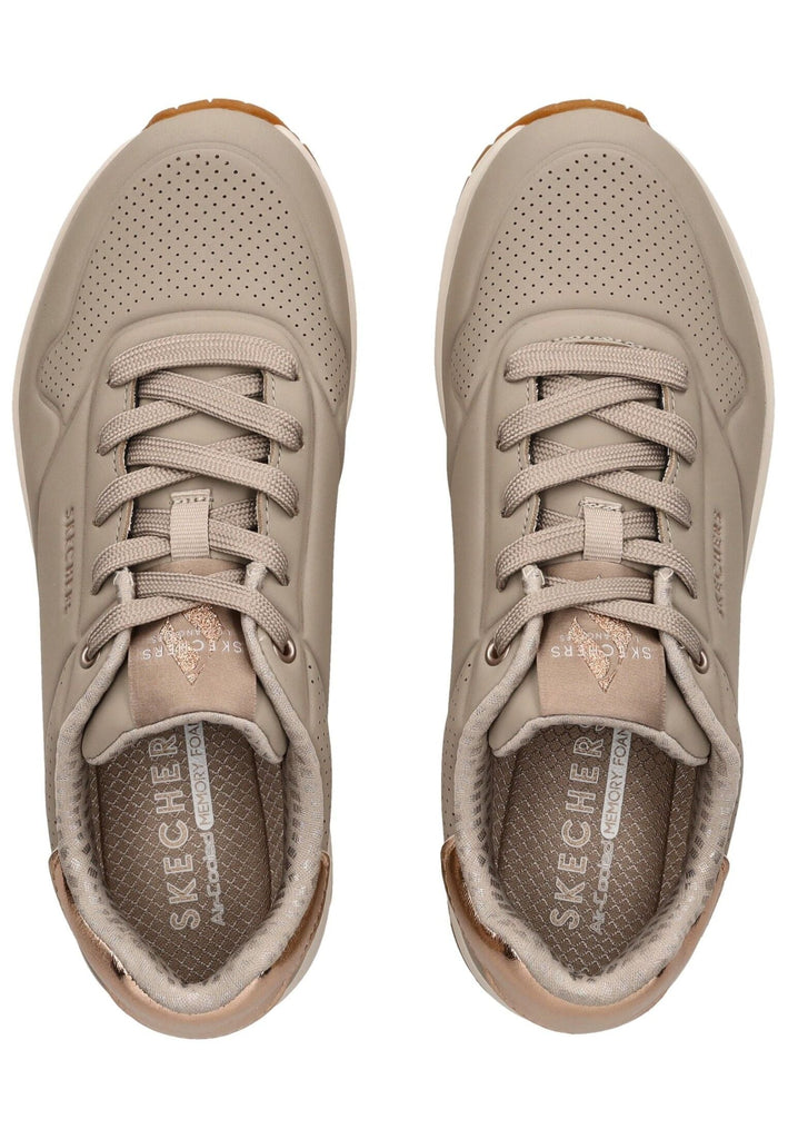 Skechers Sneaker Lederimitat Grau