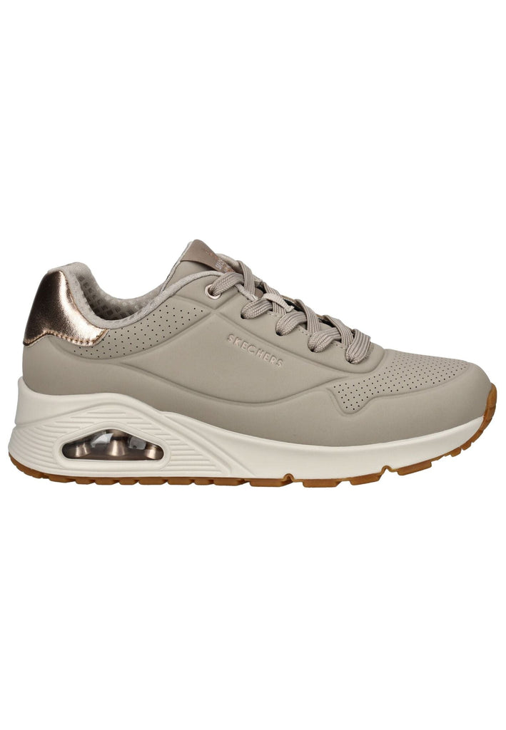 Skechers Sneaker Lederimitat Grau