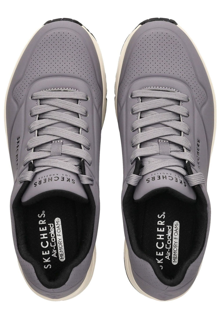 Skechers Sneaker Lederimitat Grau