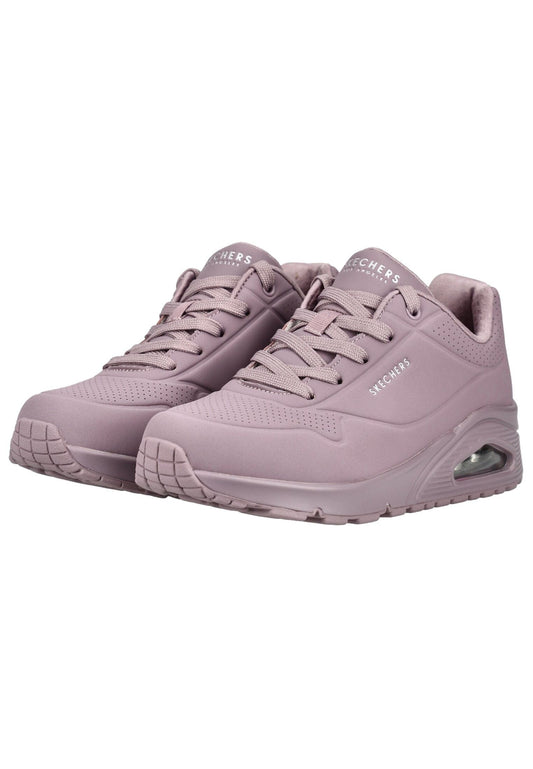 Skechers Sneaker Lederimitat Grau