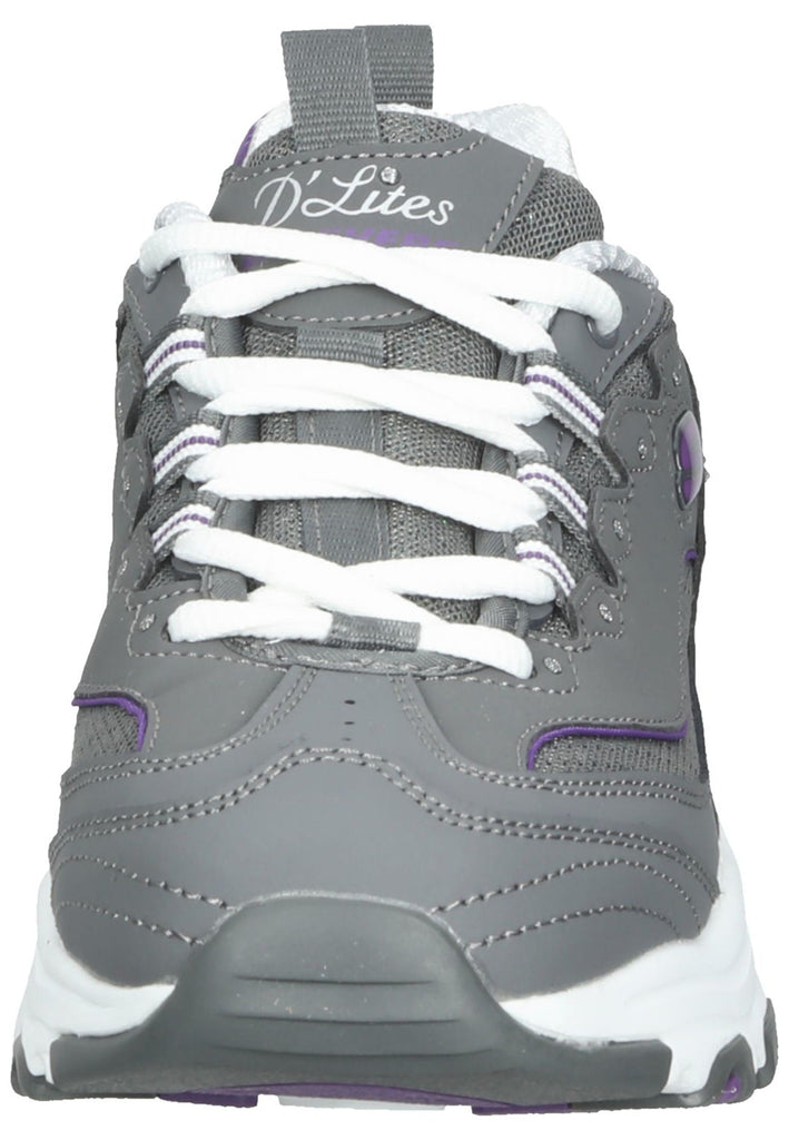 Skechers Sneaker Lederimitat/Mesh Grau