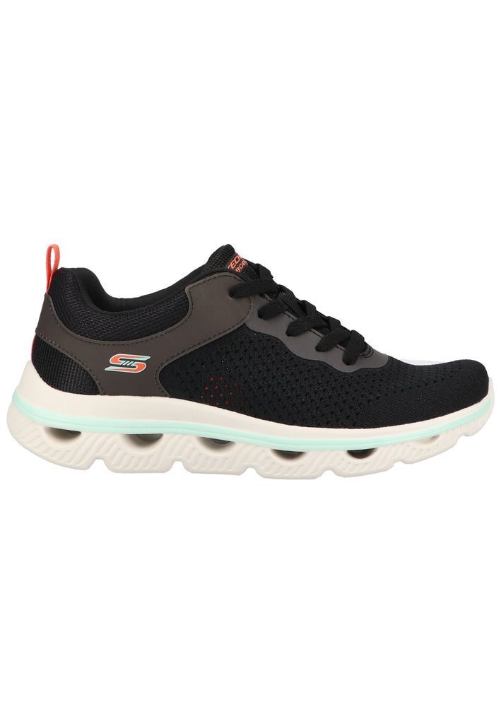 Skechers Sneaker Lederimitat/Mesh Schwarz