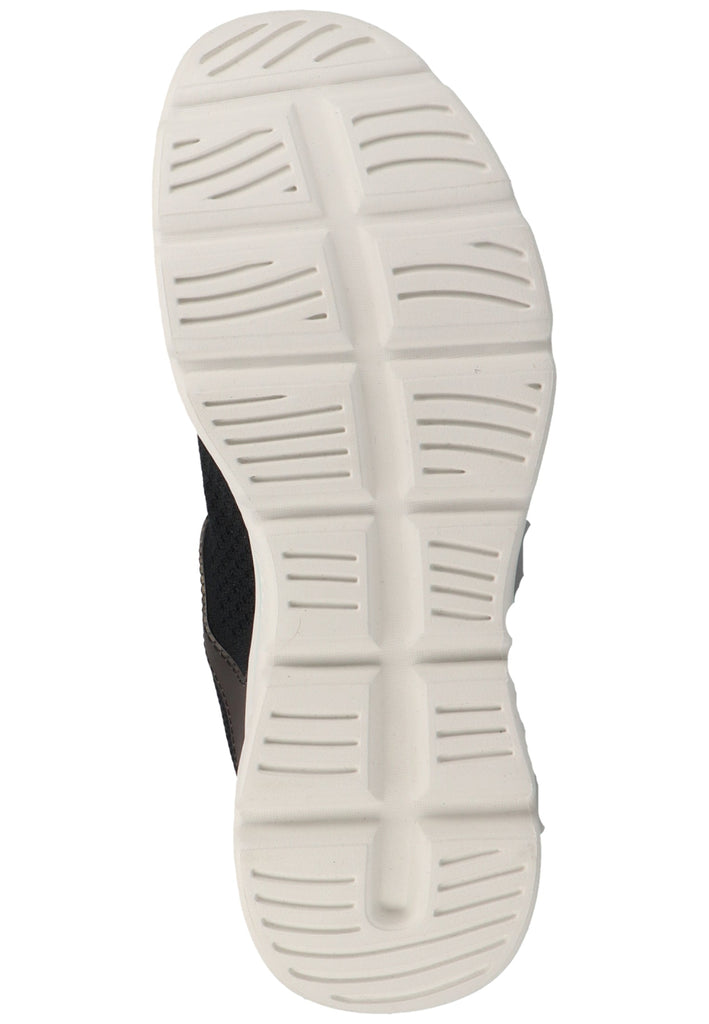 Skechers Sneaker Lederimitat/Mesh Schwarz