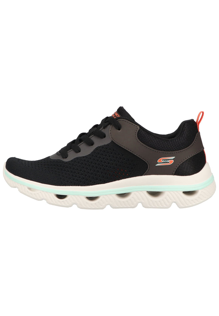 Skechers Sneaker Lederimitat/Mesh Schwarz