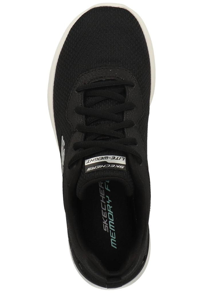 Skechers Sneaker Lederimitat/Mesh Schwarz