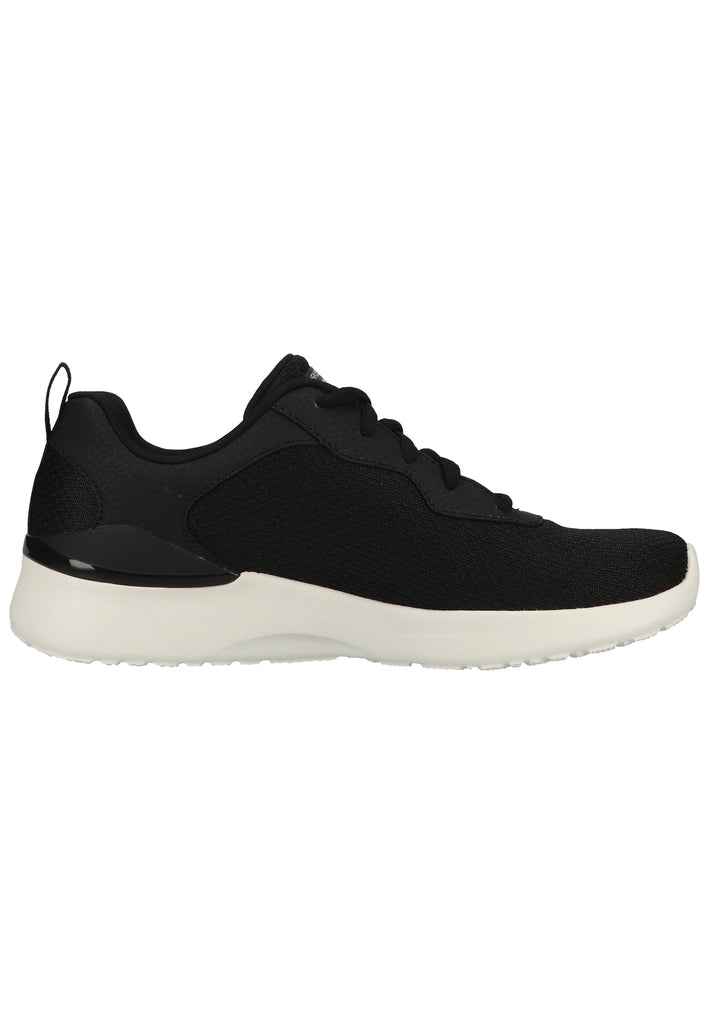 Skechers Sneaker Lederimitat/Mesh Schwarz