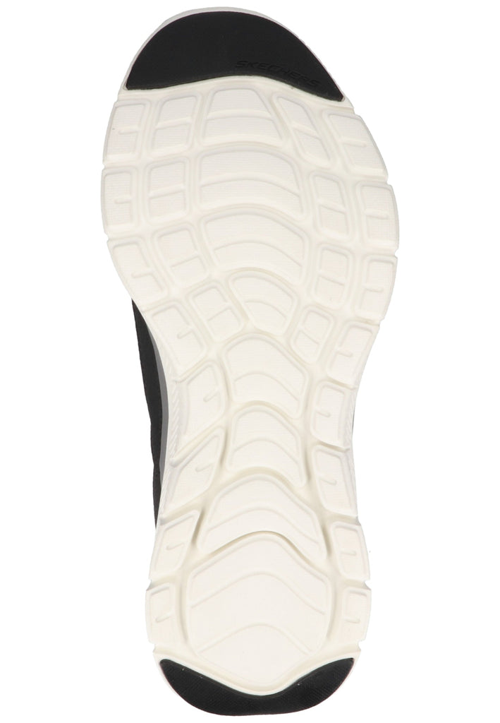 Skechers Sneaker Lederimitat/Mesh Schwarz