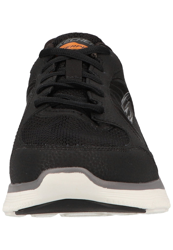 Skechers Sneaker Lederimitat/Mesh Schwarz