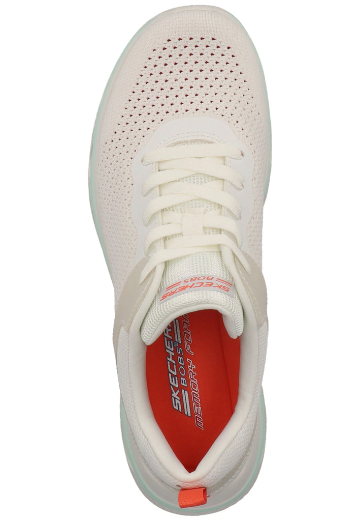 Skechers Sneaker Lederimitat/Mesh Weiß