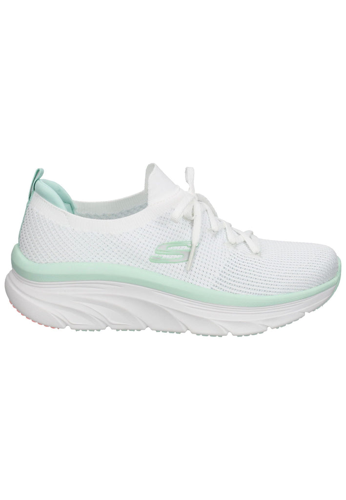 Skechers Sneaker Lederimitat/Mesh Weiß