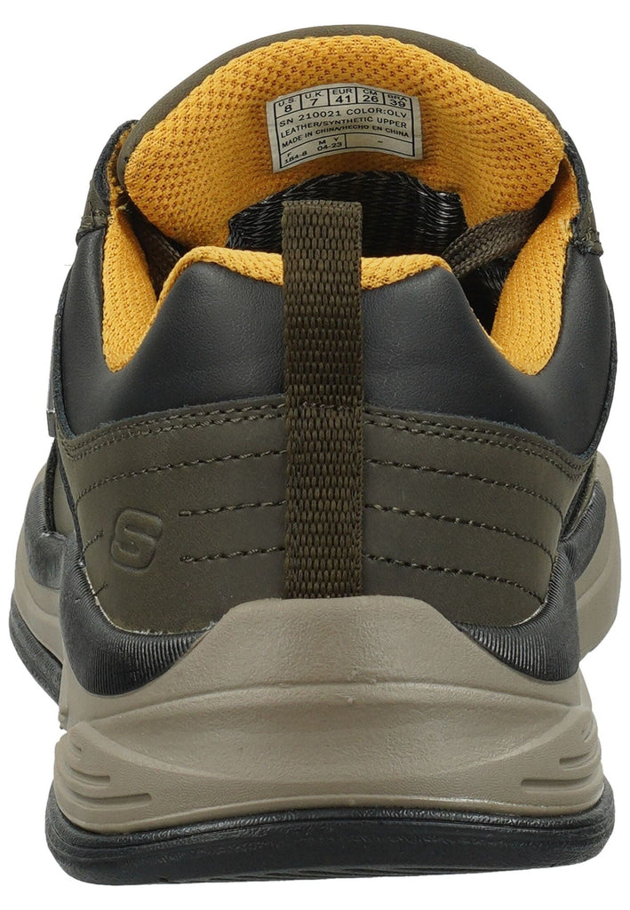 Skechers Sneaker Lederimitat Oliv
