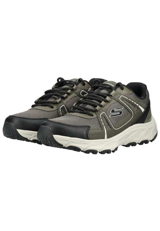 Skechers Sneaker Lederimitat Oliv