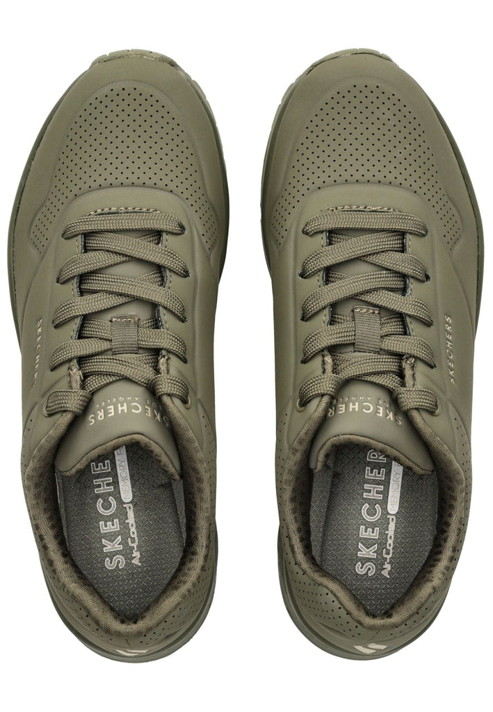 Skechers Sneaker Lederimitat Olive