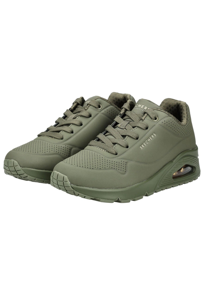 Skechers Sneaker Lederimitat Olive
