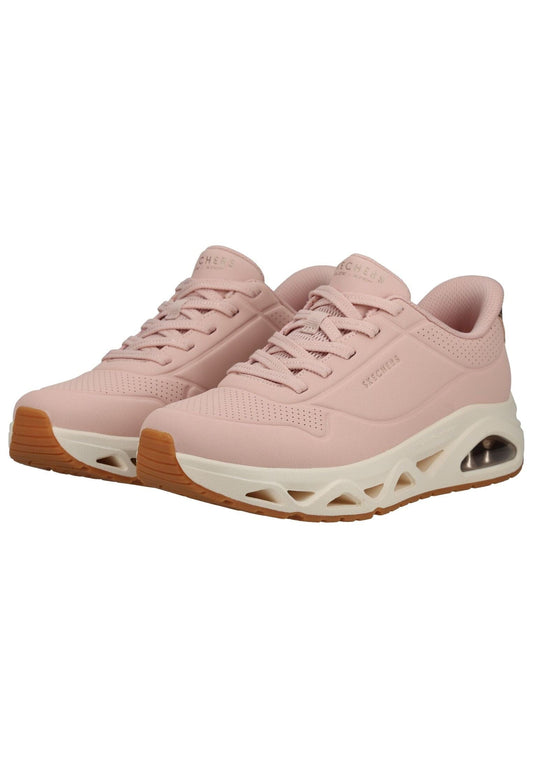 Skechers Sneaker Lederimitat Pink/Weiß