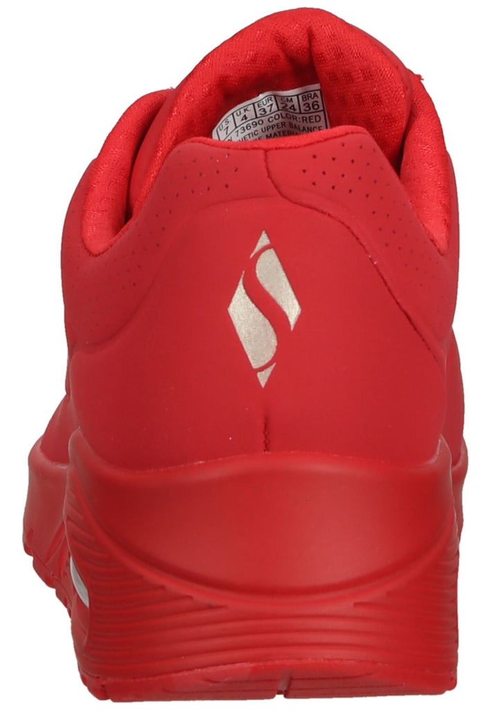 Skechers Sneaker Lederimitat Rot