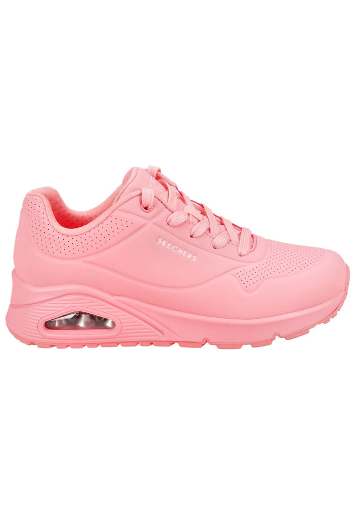 Skechers Sneaker Lederimitat Rot/Pink