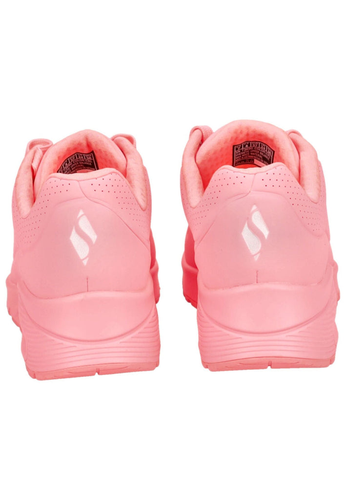 Skechers Sneaker Lederimitat Rot/Pink
