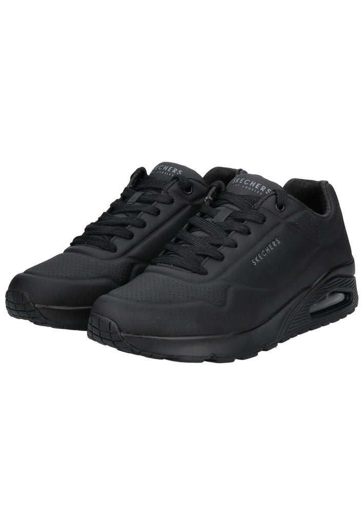 Skechers Sneaker Lederimitat Schwarz