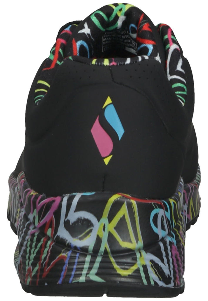 Skechers Sneaker Lederimitat Schwarz