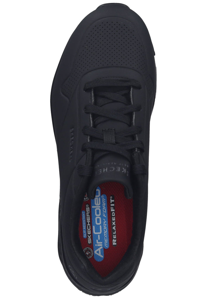 Skechers Sneaker Lederimitat Schwarz