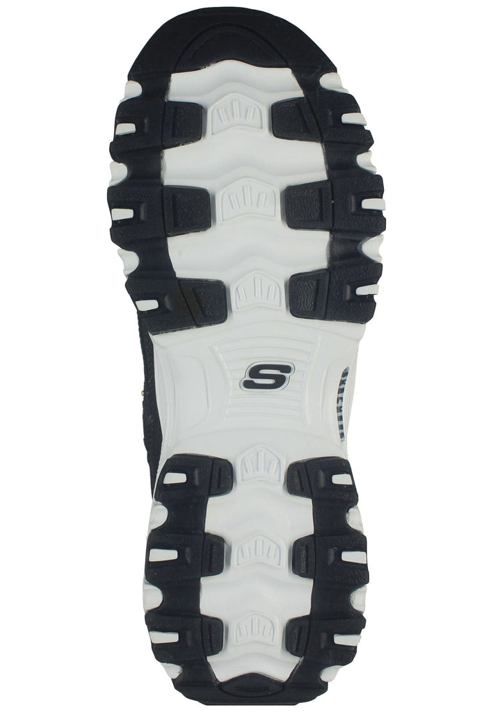 Skechers Sneaker Lederimitat Schwarz