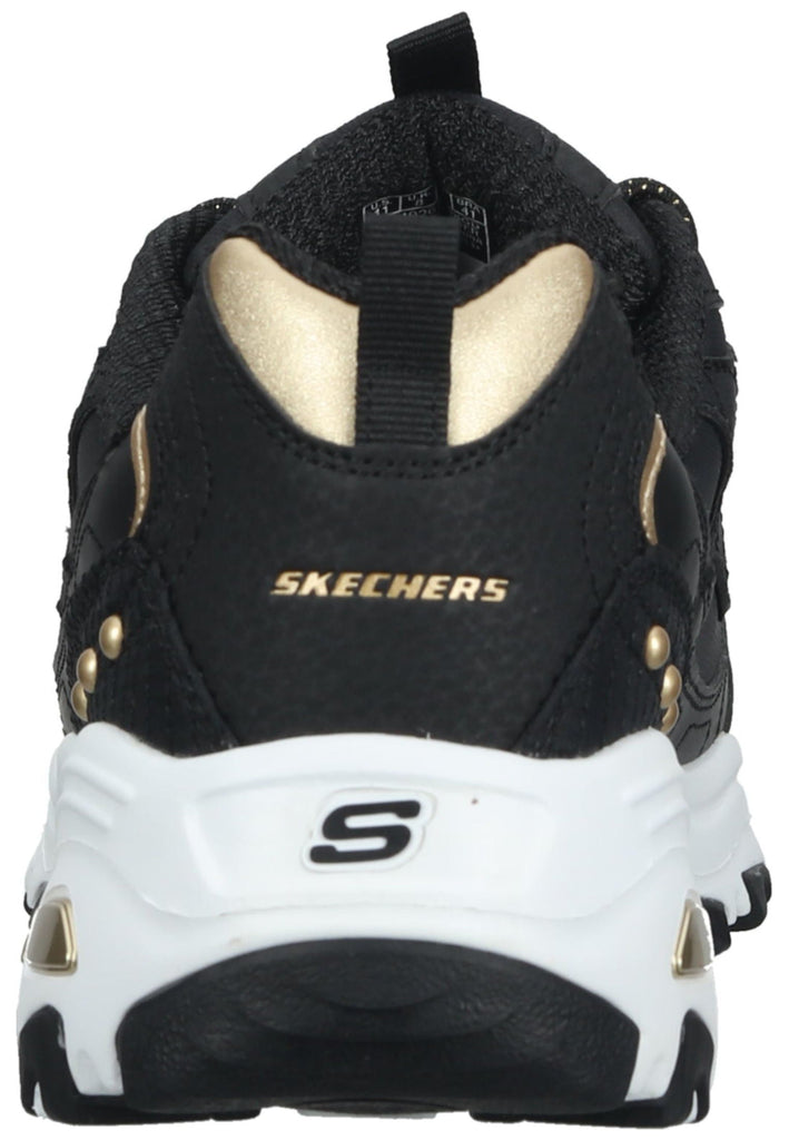 Skechers Sneaker Lederimitat Schwarz