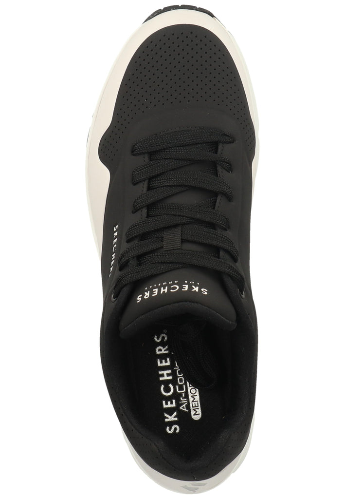 Skechers Sneaker Lederimitat Schwarz