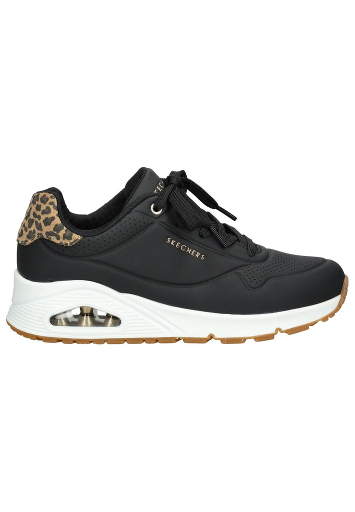 Skechers Sneaker Lederimitat Schwarz