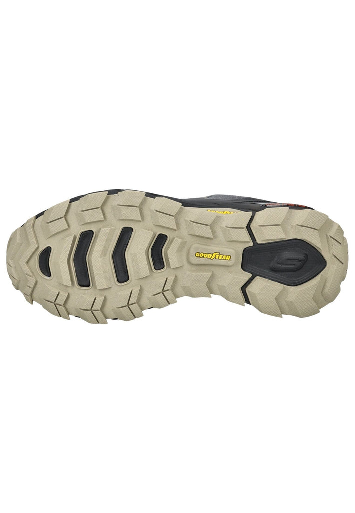 Skechers Sneaker Lederimitat Schwarz/Grau