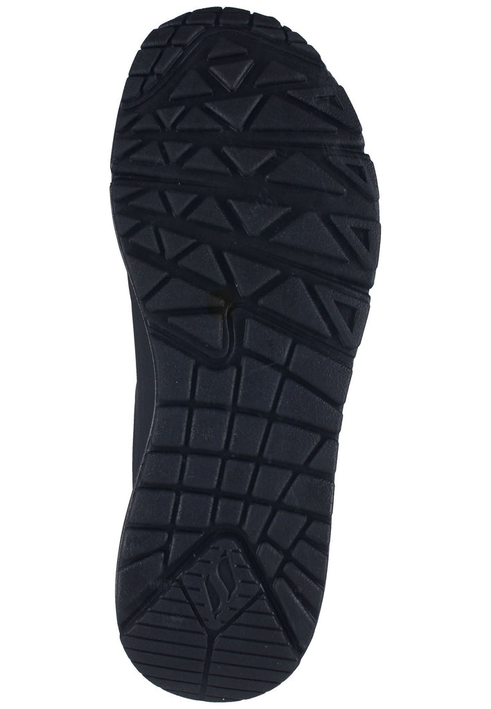 Skechers Sneaker Lederimitat Schwarz/Pink